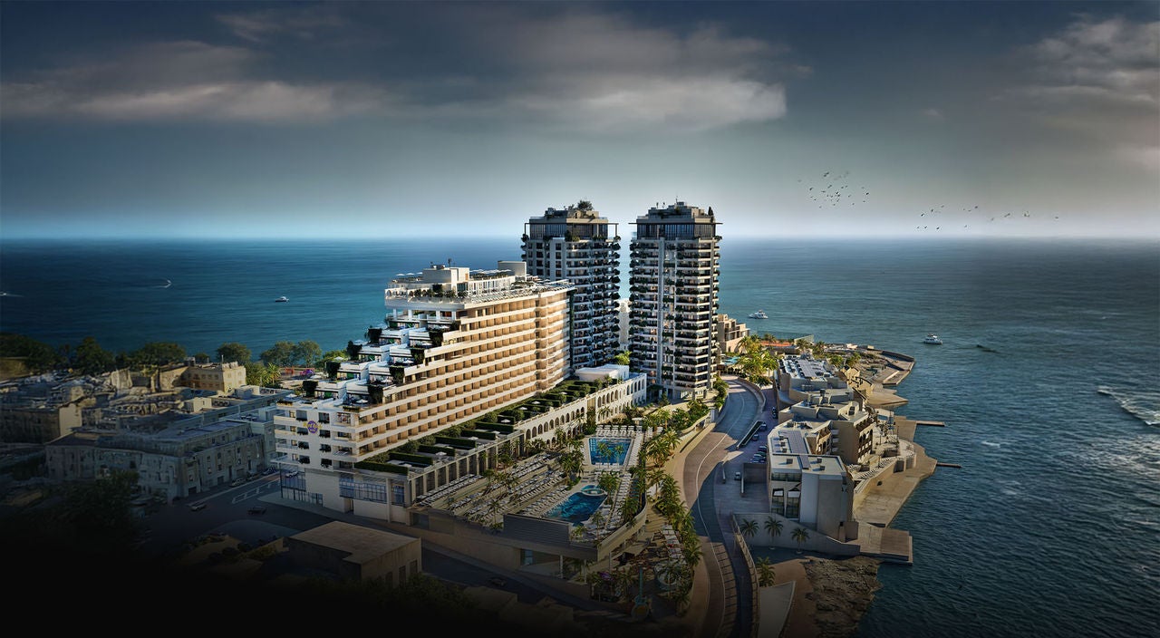 Hotel Malta Aerial View