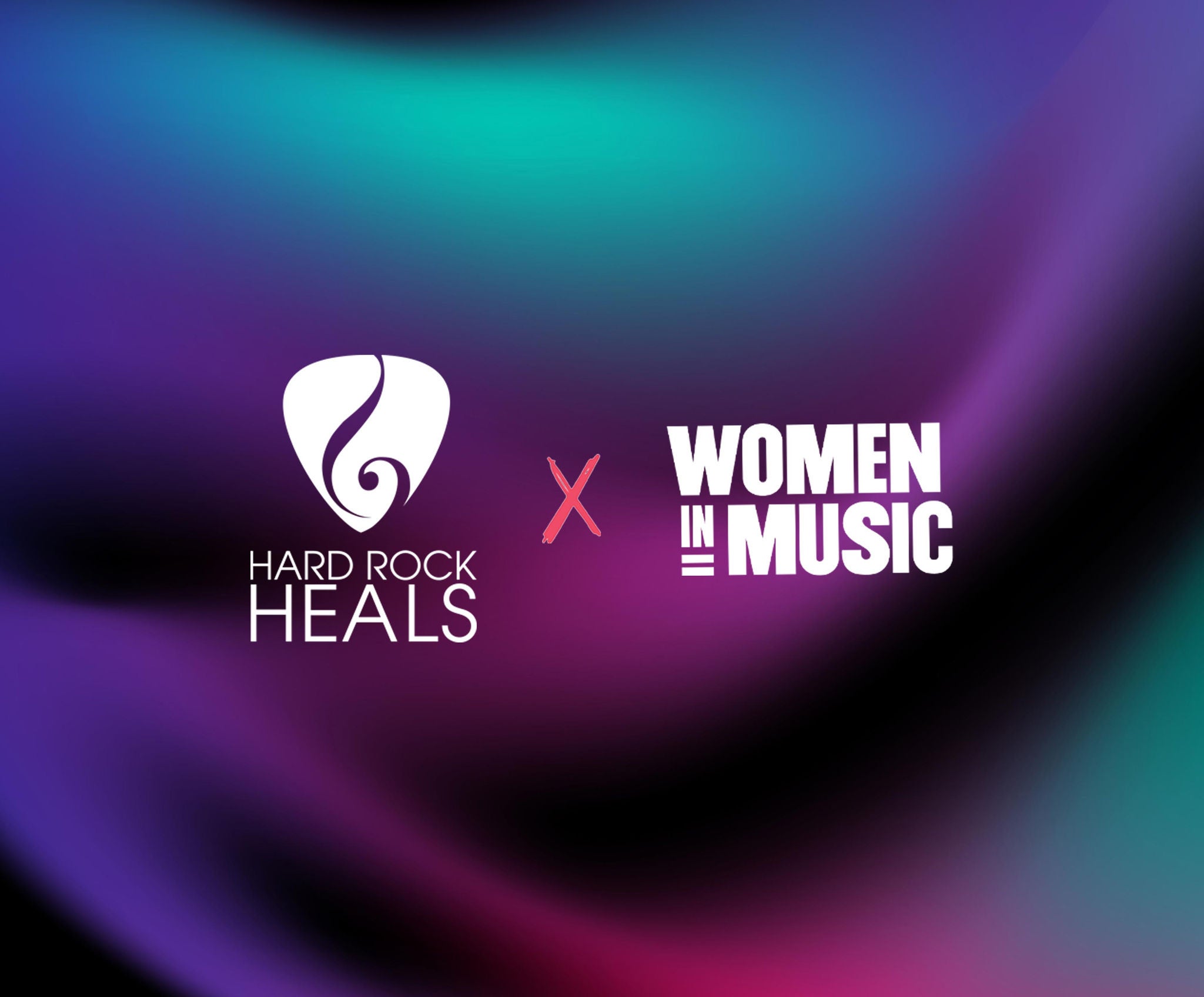 Hard Rock Heals and Women in Music Collaboration Graphic