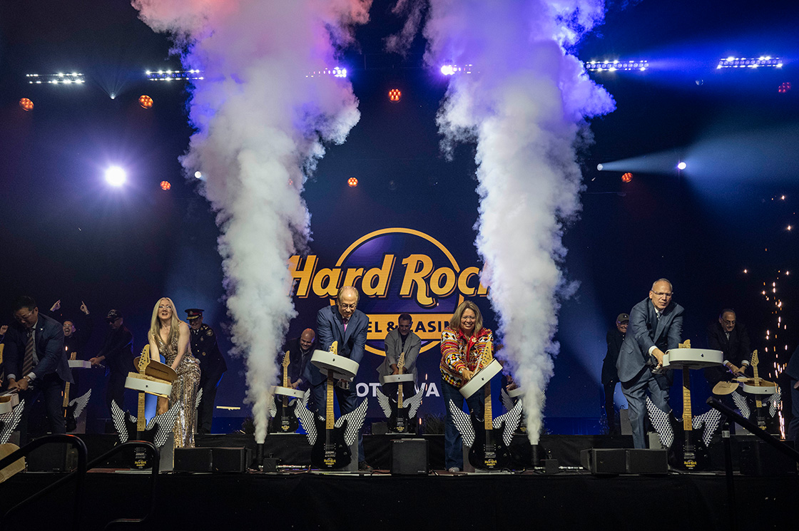 Hard Rock Hotel & Casino Ottawa opened its doors July 3, 2025, with a signature guitar smash